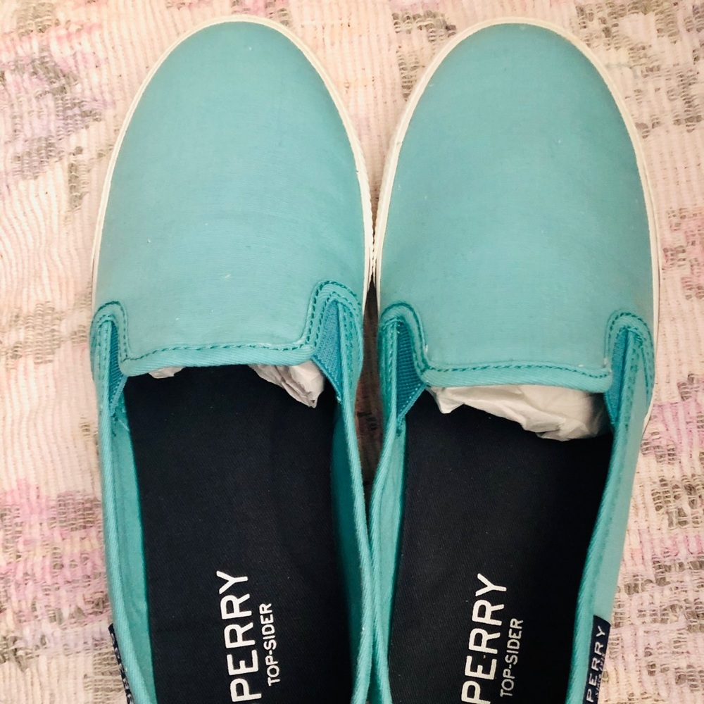 Sperry Top Sider Canvas Slip Ons